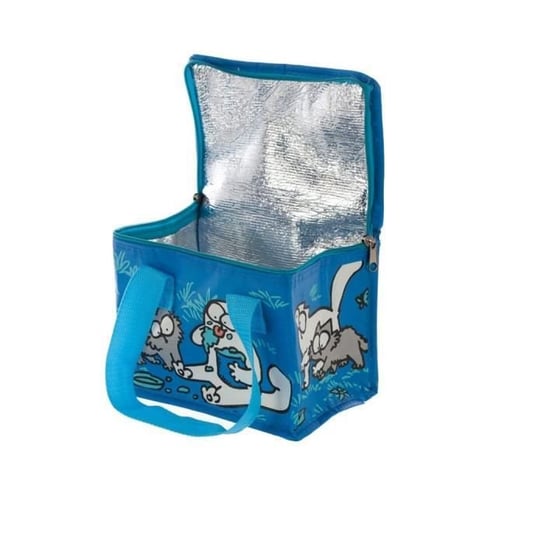 Niebieska izolowana torba na lunch w kształcie kota Simona Inna marka
