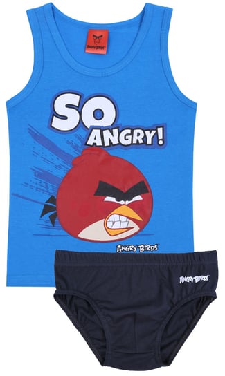 Niebieska koszulka + grafitowe majtki SO ANGRY! Angry Birds 4-5 lat 110 cm Inna marka