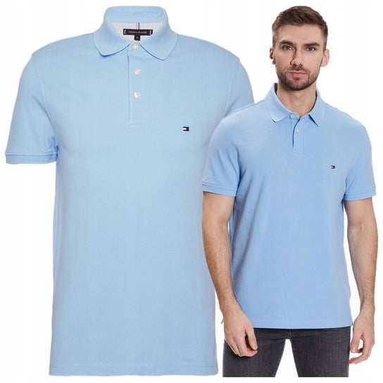 niebieska polowka meska tommy hilfiger koszulka polo meska PREMIUM niebieska polowka meska tommy hilfiger koszulka polo meska PREMIUM r.XL Tommy Hilfiger