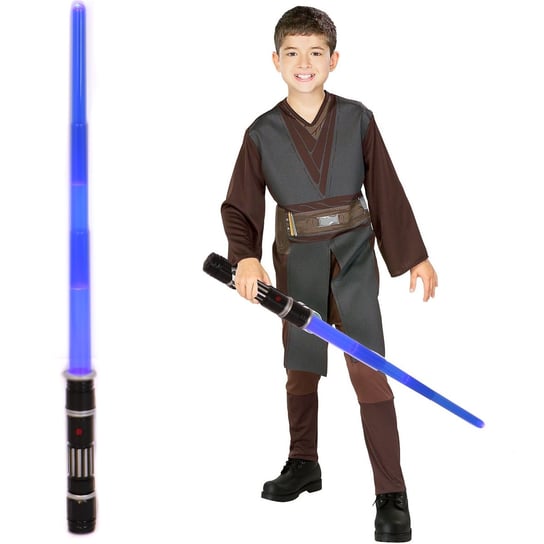 Niebieski Miecz Świetlny Dźwięk + Światło Star Wars Cogio