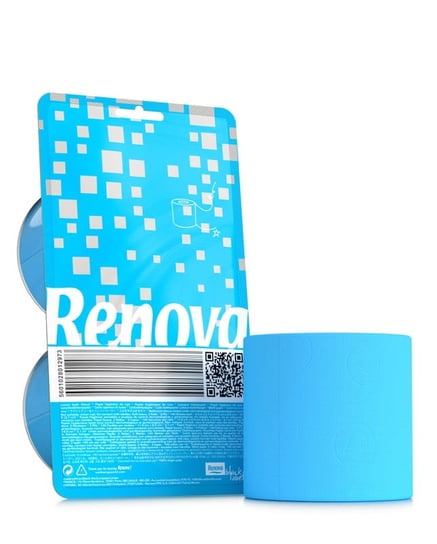 Niebieski Papier Toaletowy Renova Crystal 2R Renova