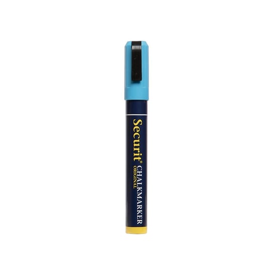 Niebieski pisak kredowy, z końcówką o grubości 2-6 mm Securit