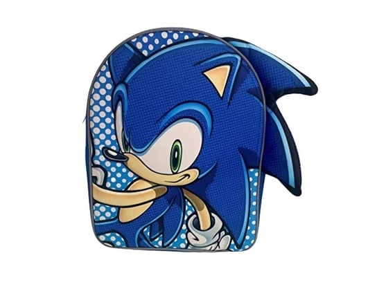 Niebieski plecak chłopięcy Sonic The Hedgehog z pianki EVA Inna marka