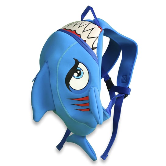 Niebieski Rekin Neoprenowy Plecak Dla Przedszkolaka | Sprawdzony I Certyfikowany Crazy Safety