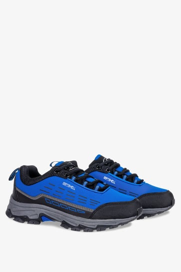 Niebieskie buty trekkingowe sznurowane unisex softshell Casu B2003-5-38 Casu