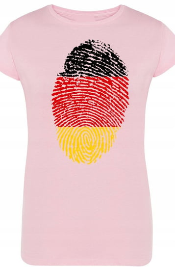 Niemcy Flaga Odcisk Damski T-Shirt Rozm.M Inna marka