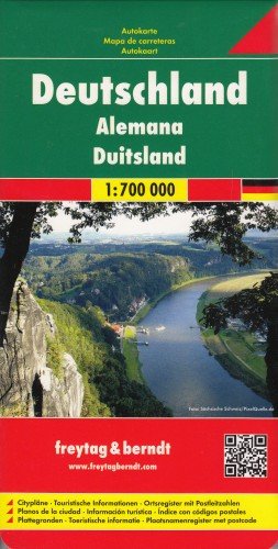 Niemcy. Mapa 1:700 000 Opracowanie zbiorowe