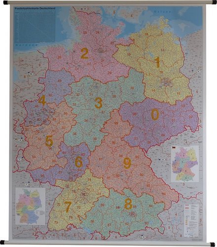 Niemcy. Mapa ścienna 1:750 000 Opracowanie zbiorowe