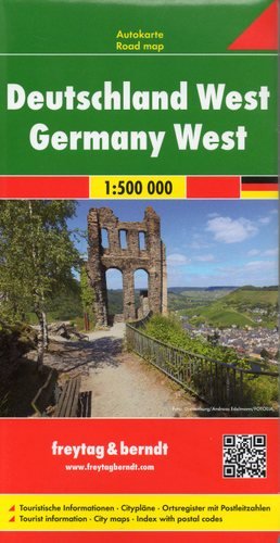 Niemcy Zachodnie. Mapa 1:500 000 Opracowanie zbiorowe