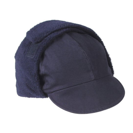 Niemiecka czapka zimowa wojskowa - niebieska używana 58 Inna marka