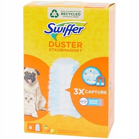 Niemiecki Swiffer Duster snaubmagnet zapas miotełki do kurzu cytrynowe 8 Swiffer