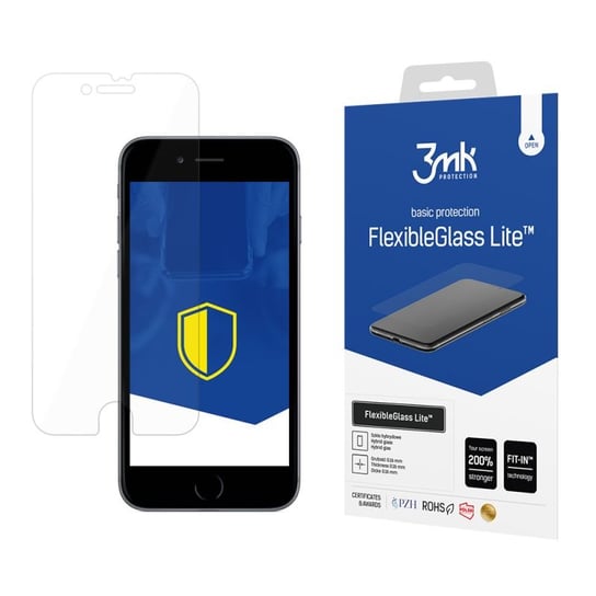Niepękające szkło hybrydowe do Apple iPhone 7  - 3mk FlexibleGlass Lite 3MK