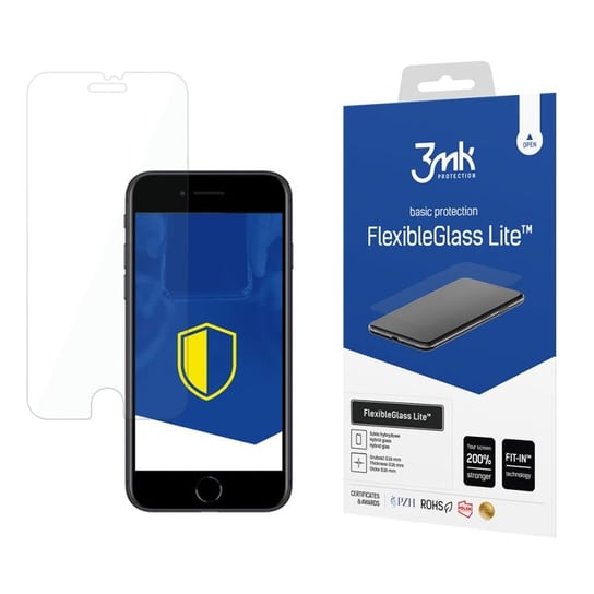 Niepękające szkło hybrydowe do Apple iPhone SE  - 3mk FlexibleGlass Lite 3MK