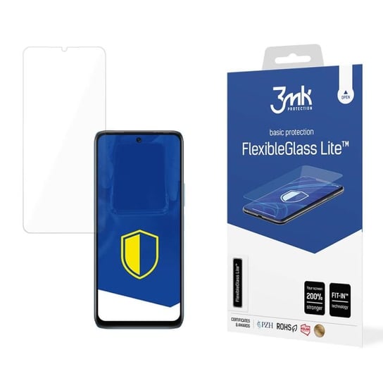 Niepękające szkło hybrydowe do Infinix Hot 20  - 3mk FlexibleGlass Lite 3MK