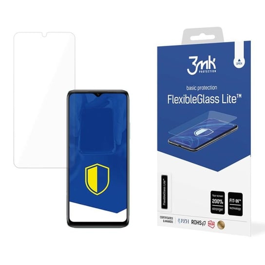 Niepękające szkło hybrydowe do Infinix Hot 20 5G  - 3mk FlexibleGlass Lite 3MK