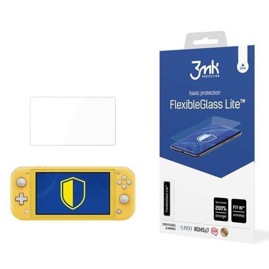 Niepękające szkło hybrydowe do Nintendo Switch Lite 2019   - 3mk FlexibleGlass Lite 3MK