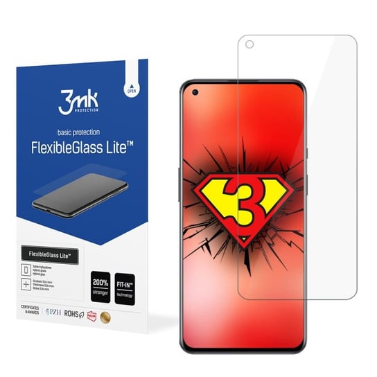 Niepękające szkło hybrydowe do OnePlus 9R 5G  - 3mk FlexibleGlass Lite 3MK