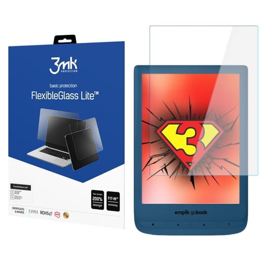 Niepękające szkło hybrydowe do PocketBook GoBook  - 3mk FlexibleGlass Lite 3MK