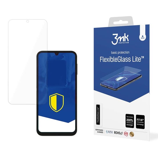Niepękające szkło hybrydowe do Samsung Galaxy A24 4G  - 3mk FlexibleGlass Lite 3MK