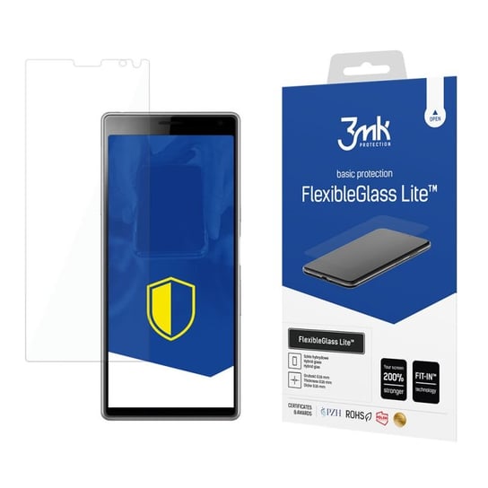 Niepękające szkło hybrydowe do Sony Xperia 10  - 3mk FlexibleGlass Lite 3MK