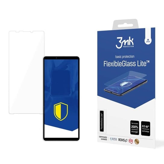 Niepękające szkło hybrydowe do Sony Xperia 10 V  - 3mk FlexibleGlass Lite 3MK
