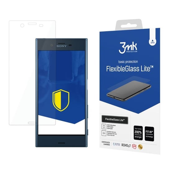 Niepękające szkło hybrydowe do Sony Xperia XZ  - 3mk FlexibleGlass Lite 3MK