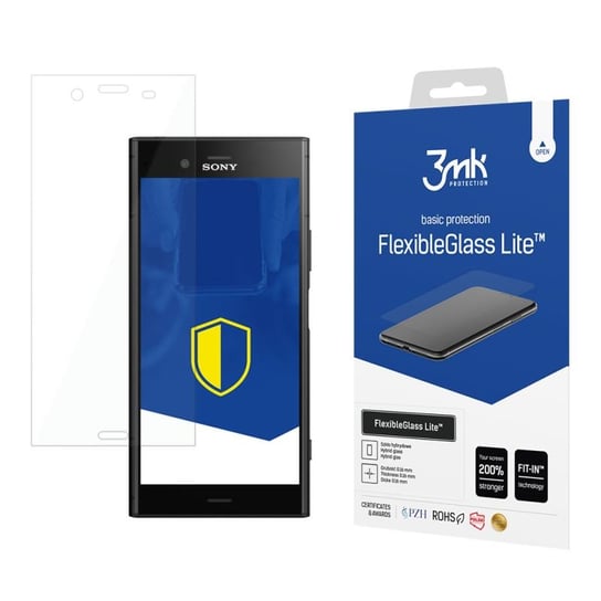 Niepękające szkło hybrydowe do Sony Xperia XZ1  - 3mk FlexibleGlass Lite 3MK
