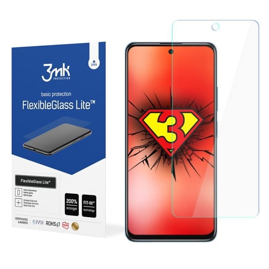 Niepękające szkło hybrydowe do Xiaomi Redmi Note 11S 5G/ POCO M4 Pro 5G  - 3mk FlexibleGlass Lite 3MK