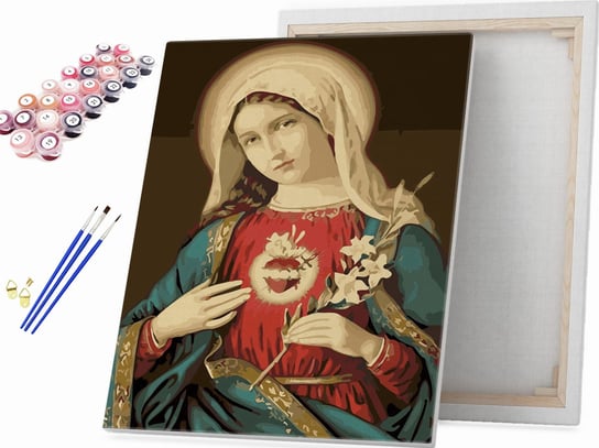 Niepokalane Serce Maryi - Malowanie po numerach Beliart