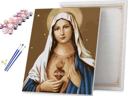 Niepokalane Serce Maryi Matki Bożej - Malowanie po numerach Beliart