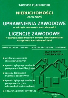 Nieruchomości jak Uzyskać Uprawnienia Zawodowe w Zakresie Szacowania Nieruchomości Fijałkowski Tadeusz
