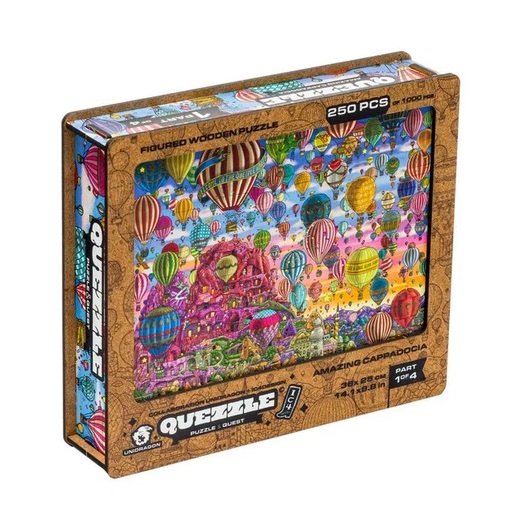 Niesamowita Kapadocja drewniane puzzle 250 el. Unidragon UNIDRAGON