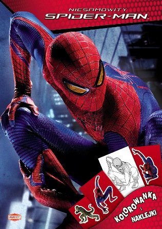 Niesamowity Spider Man z naklejkami Opracowanie zbiorowe