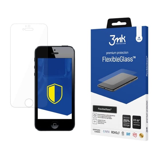 Nietłukące szkło hybrydowe do Apple iPhone SE - 3mk FlexibleGlass 3MK