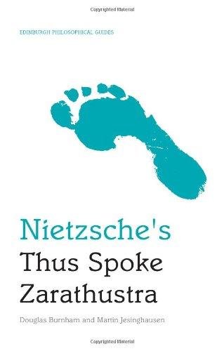 Nietzsche's Thus Spoke Zarathustra Burnham Douglas, Jesinghausen Martin