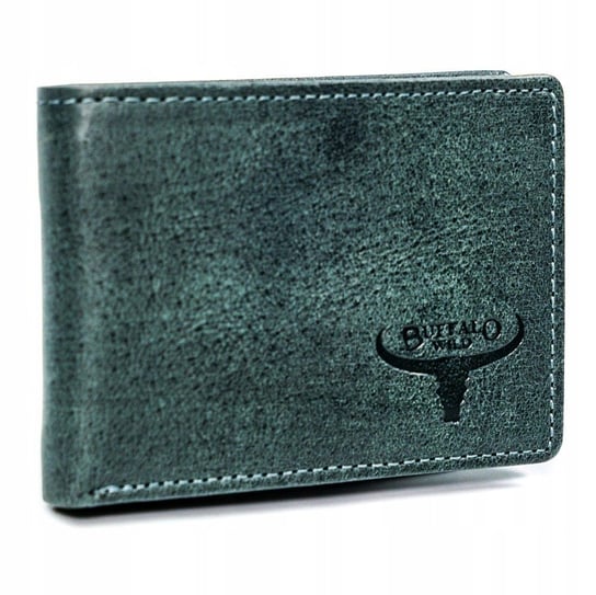Niewielki portfel męski Buffalo Wild poziomy składany RFID BUFFALO WILD
