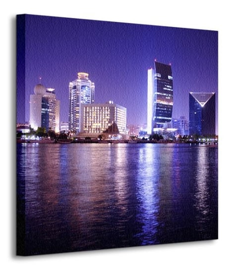 Night Scene, Dubai - obraz na płótnie Nice Wall