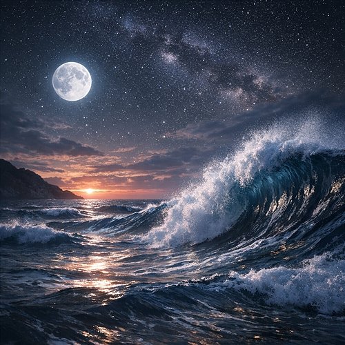 Nightfall Waves Mathieu Lindholm