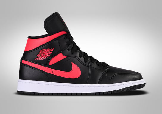 Nike Air Jordan 1 Retro Mid Wmns Black Siren Red Jordan