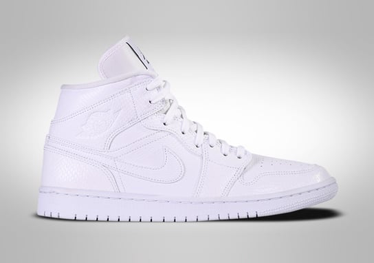 Nike Air Jordan 1 Retro Mid Wmns White Snakeskin Jordan