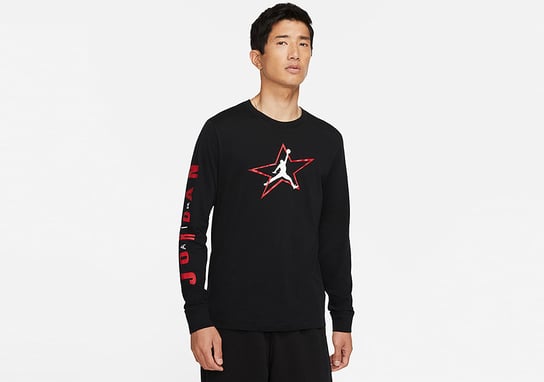 Nike Air Jordan Aj6 Graphic Long-Sleeve Crew Black Jordan
