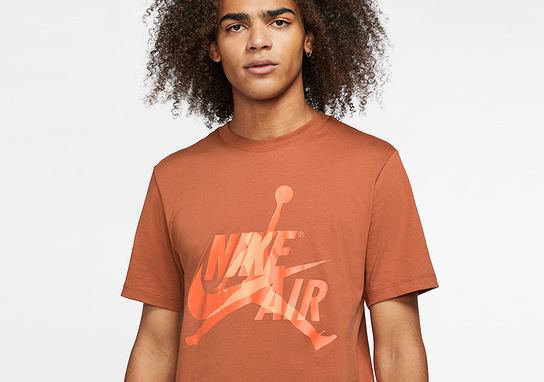 Nike Air Jordan Classics Crew Tee Dark Russet Jordan