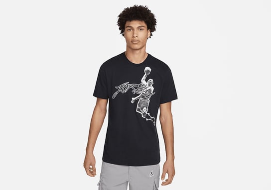 Nike Air Jordan Dri-Fit Graphic Crew Tee Black Jordan