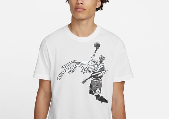 Nike Air Jordan Dri-Fit Graphic Crew Tee White Jordan