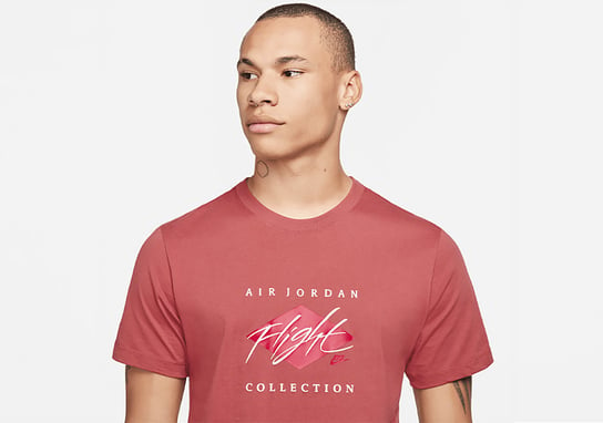 Nike Air Jordan Flight Essential Crew Tee Canyon Rust Jordan