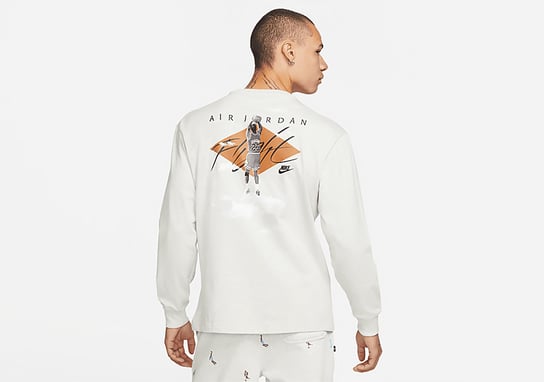 Nike Air Jordan Flight Essentials Statement 85 Crew Long Sleeve White Jordan