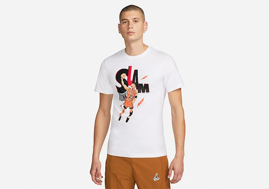 Nike Air Jordan Game 5 Crew Tee White Nike