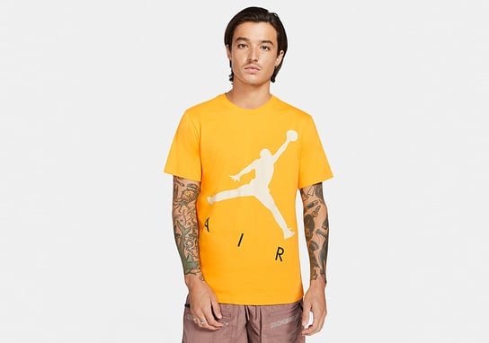 Nike Air Jordan Jumpman Air Hbr Crew Tee University Gold Jordan