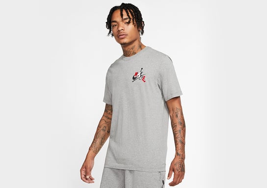 Nike Air Jordan Jumpman Classics Graphic Tee Carbon Heather Jordan