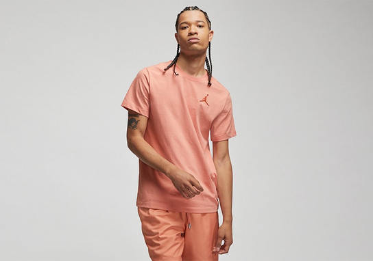 Nike Air Jordan Jumpman Crew Tee Light Madder Root Jordan
